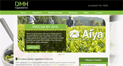 Desktop Screenshot of dmhingredients.com